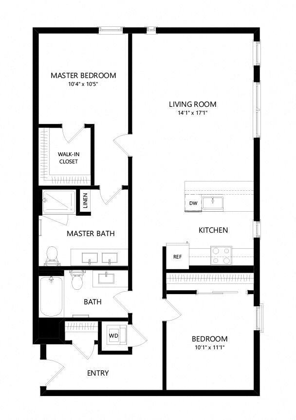 Floorplan - Windsor Queen Anne