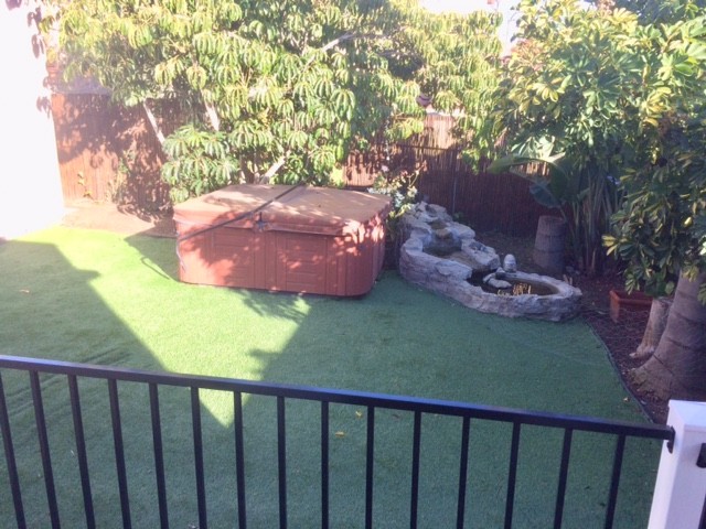 back yard with Hot Tub - 1350 Curson S Ave