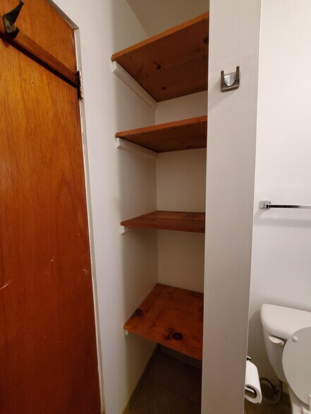 Bathroom shelves - 3435 Dawson St