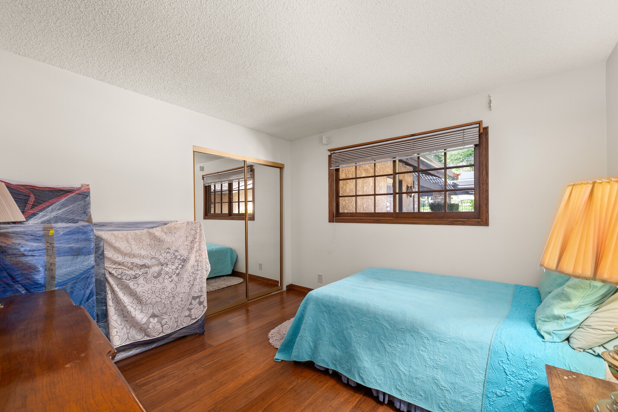 2nd large bedroom with fully cedared wood closet - 1557 E Puente St