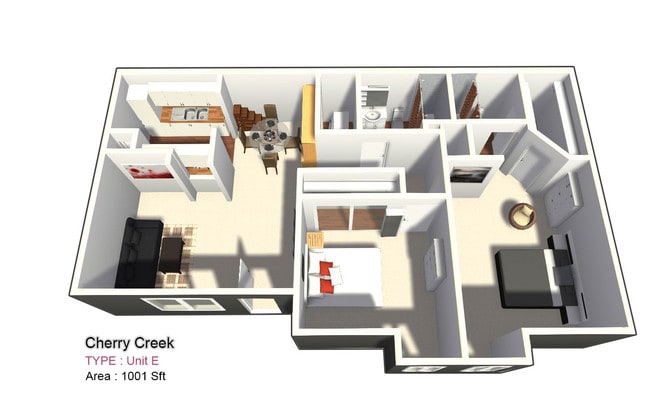 Two Bed / Two Bath - Cherry Creek
