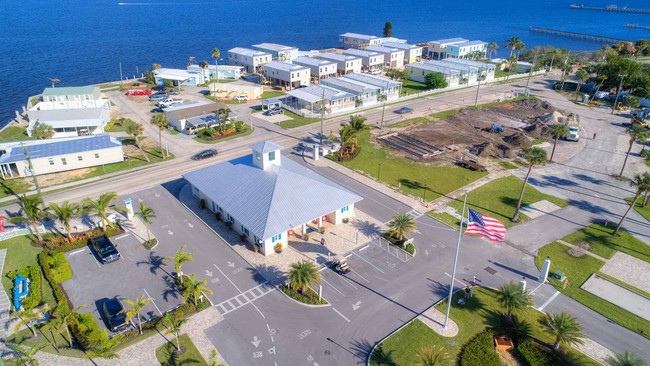 Aerial Photo - Ocean Breeze Jensen Beach MH & RV Resort