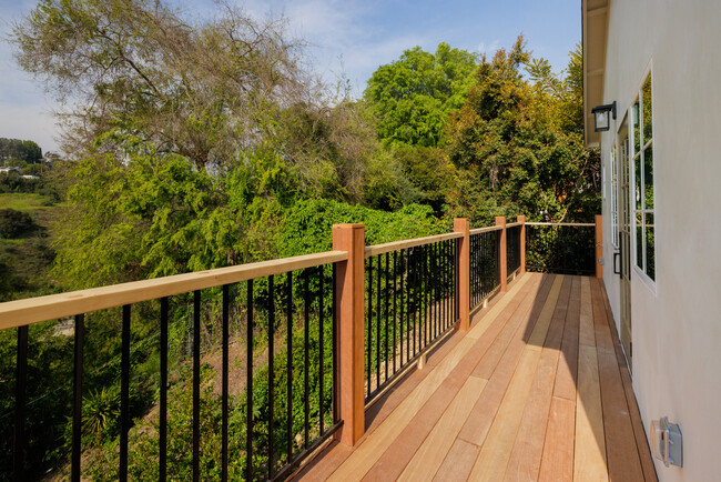 Full length deck off the primary bedroom - 3649 Cazador Dr