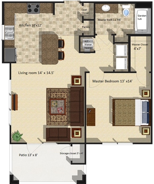 Dogwood - Brookstone Park Apartments