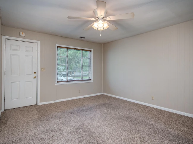 Living Room - now has woodgrain plank flooring - 2708 N Fremont Ave