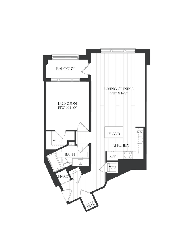 Floorplan - The Barrett at Chevy Chase Lake