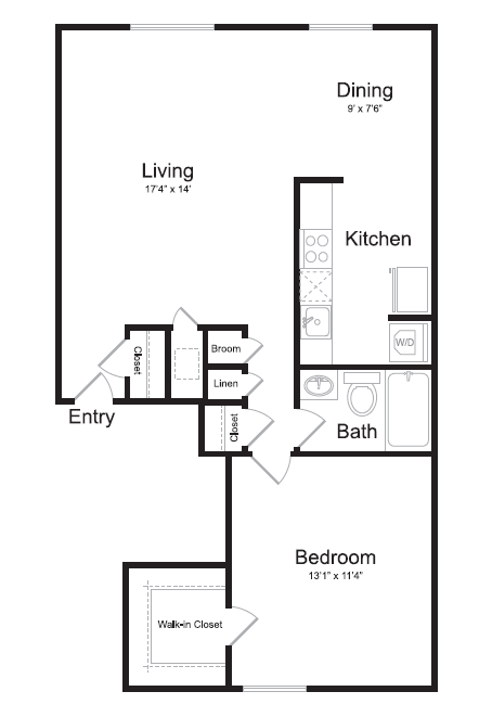 Floorplan - One80 Watkins Mill