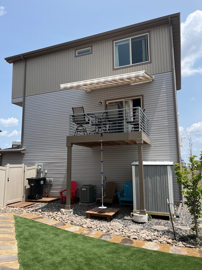 Awning Rear Yard Swing View - 9642 Timberlake Loop