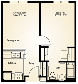 Floorplan - Clare of Assisi