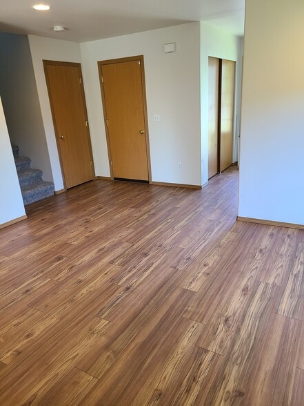 View from Fireplace into open living downstairs - 246 163rd St S