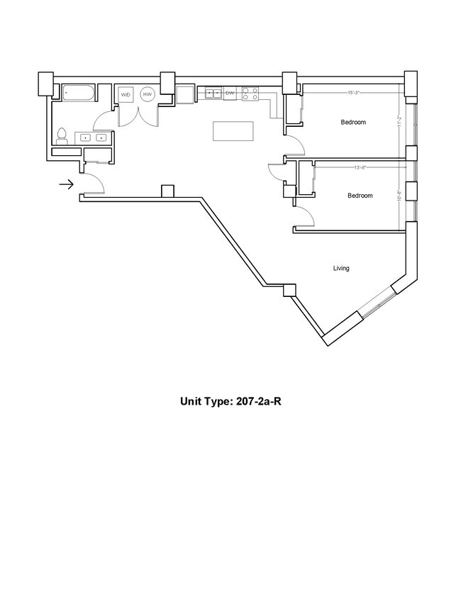 Floorplan - MidCity Apartments