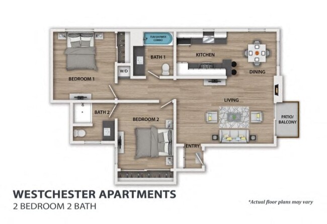 Floorplan - Westchester Apartments