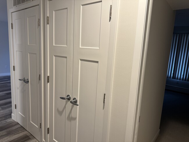 Hallway closets provide great storage - 7510 Cahill Rd