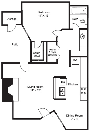 Floorplan - Summerstone Apartments