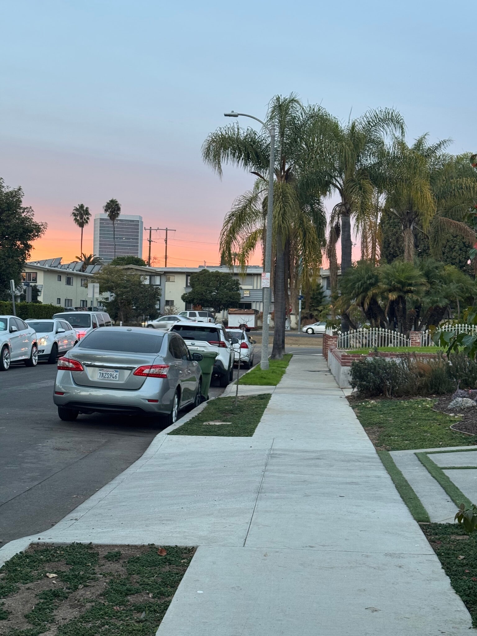 evening walk in the neighborhood - 1339 S Mansfield Ave