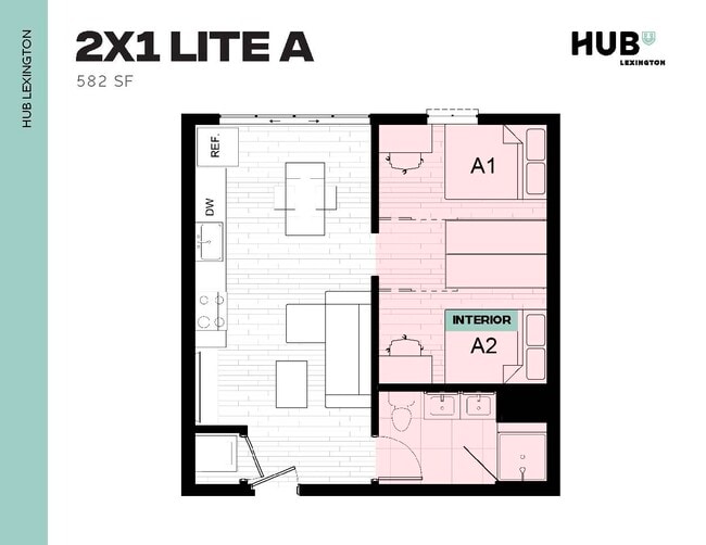 2x1 Lite A - Hub Lexington Upper