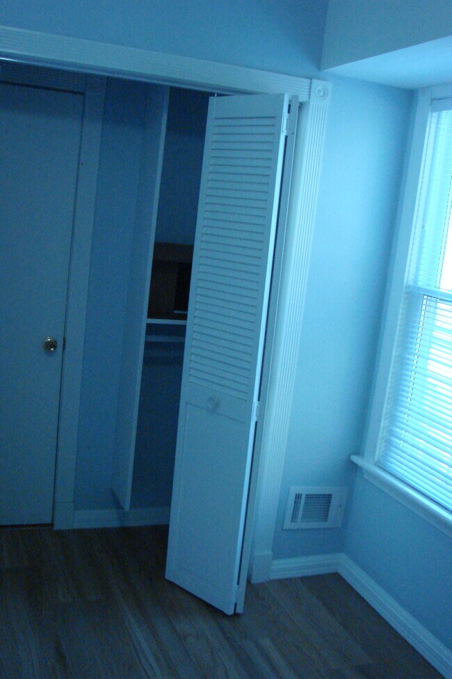 Back bedroom closet and window - 713 Orchard St