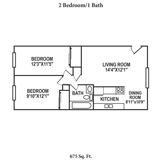 Floorplan - Sharondale Woods Apartments