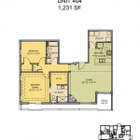 2BR/2BA - 1284 Downing
