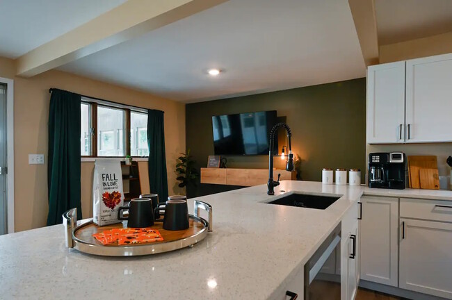 Kitchen Counter and Family Room - 8109 Grant St