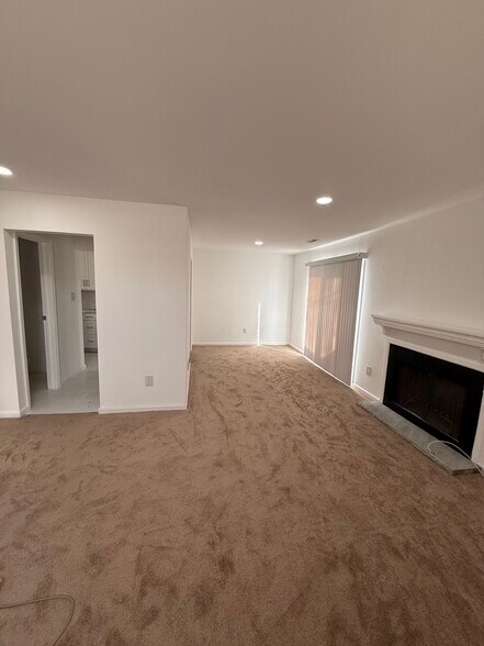 Unit includes a wood, burning fireplace and brand new carpet - 500 Chestnut St