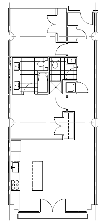 2BR/2BA - Chesapeake Lofts