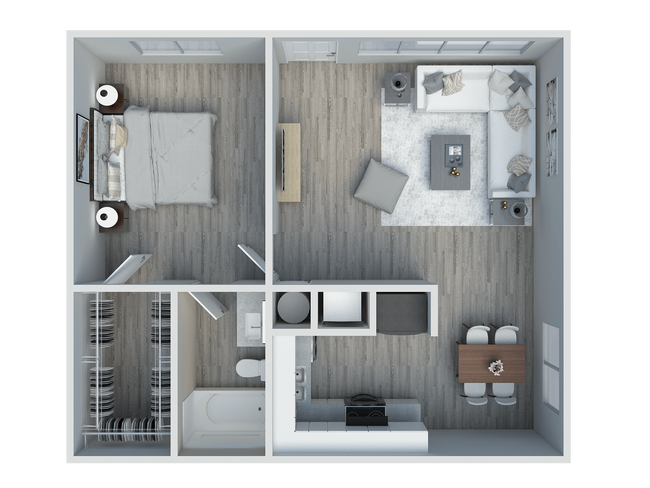 Floorplan - Monte Vista Apartments