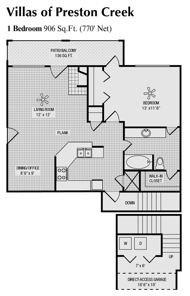 Floorplan - Villas Of Preston Creek