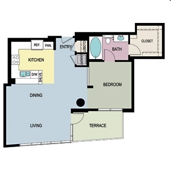 1BR/1BA - 717 Olympic