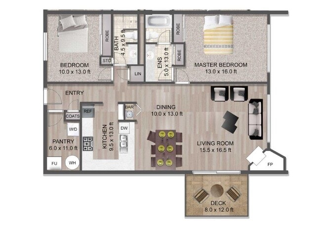 Floorplan - Lake Tower