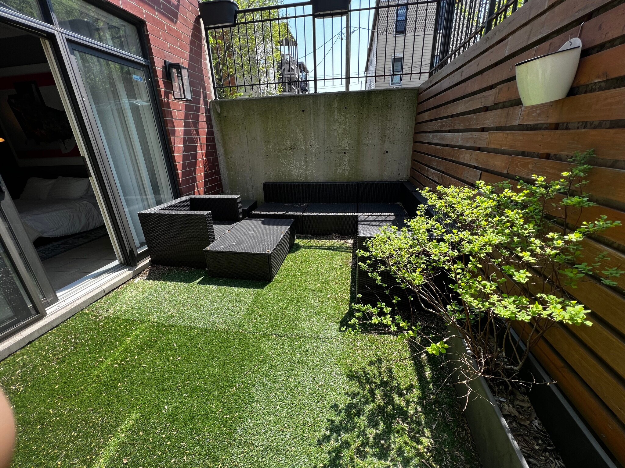 Private Patio Off the Second Bedroom - 1700 N Talman Ave