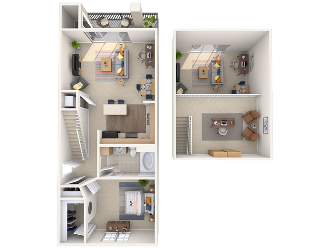 Floorplan - Lake Vista Apartments