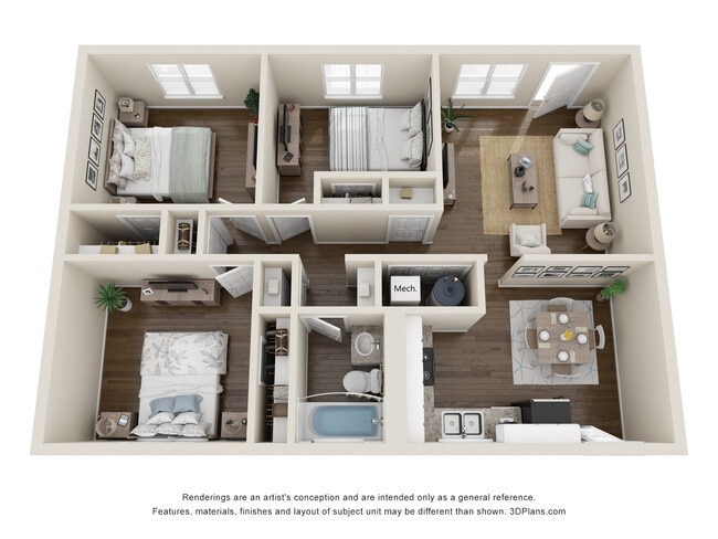 Floorplan - Seaside Apartments