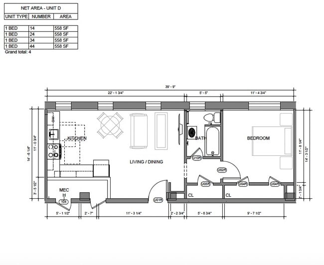 Floorplan - The J.C Layne at Euclid