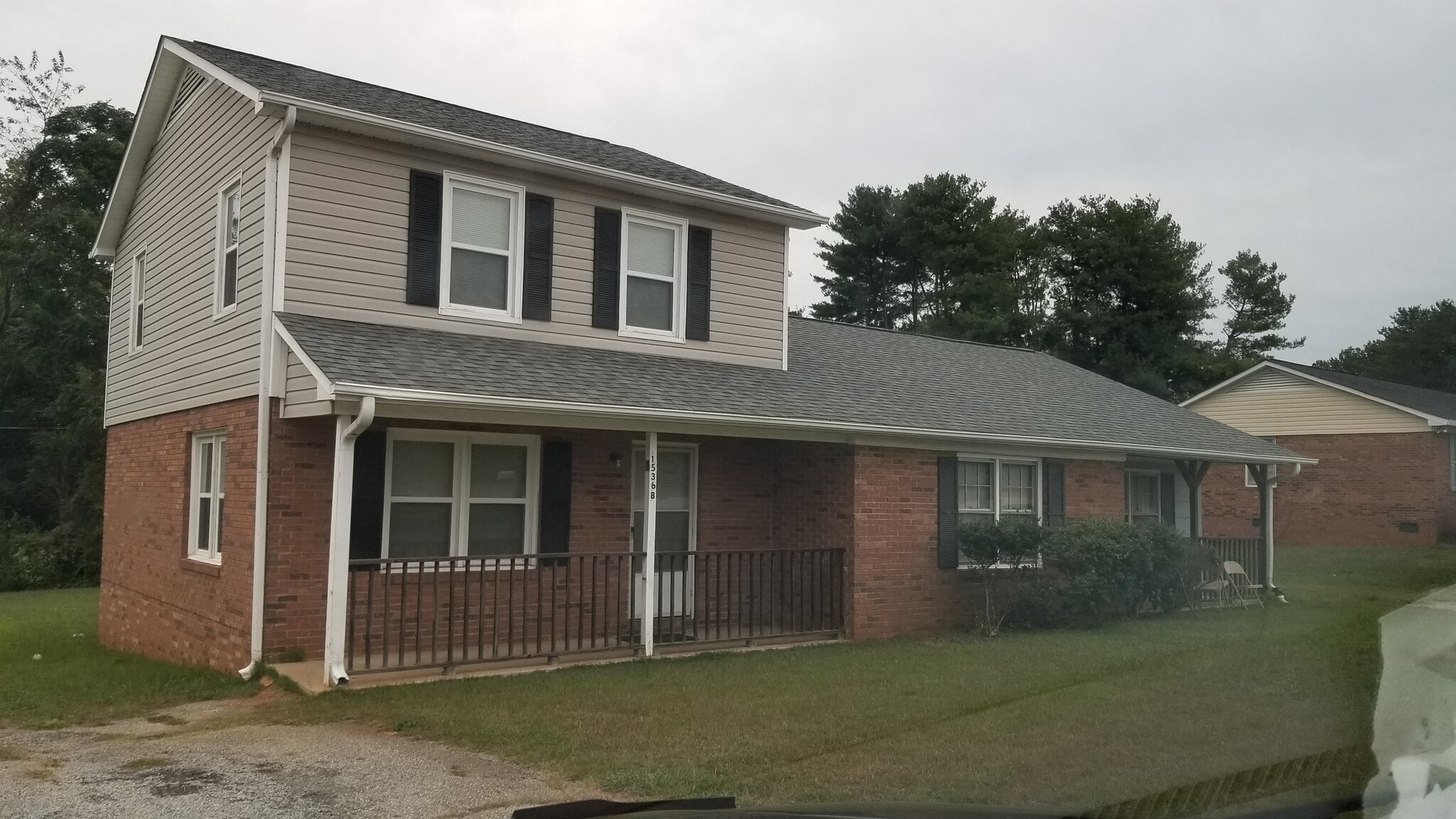 Unit is the right side of Duplex (Single Story). - 1536 E Blackstock Rd