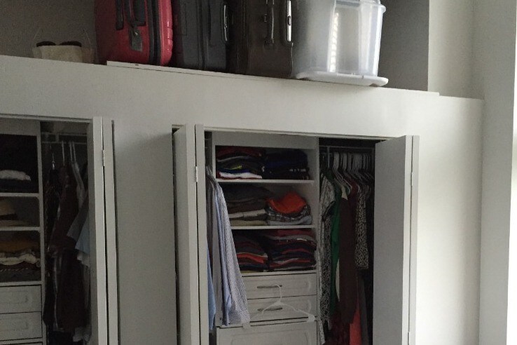 Right side closet with organizer - 811 S Lytle St