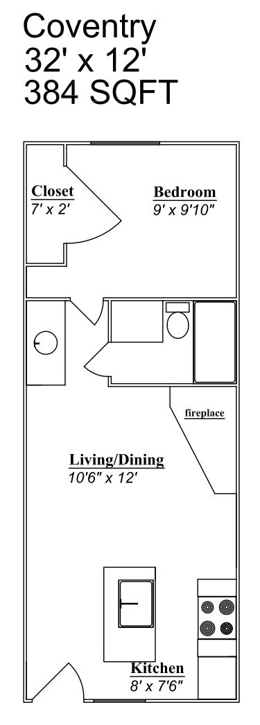 Floorplan - Coventry Place Apartments