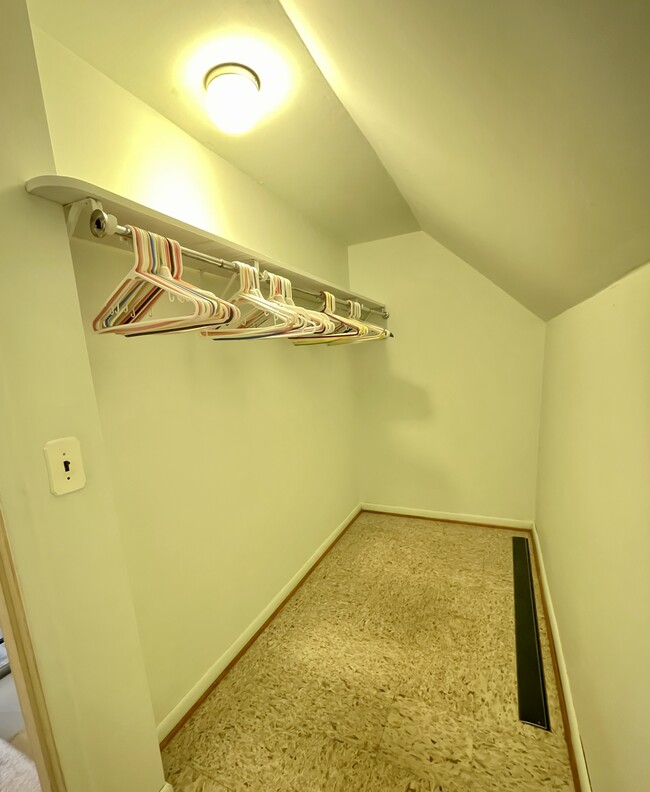 walk-in closet - 1231 Washtenaw Rd