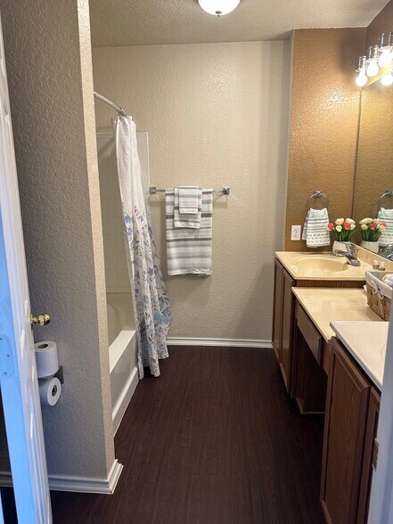 Primary bathroom - 8259 Elm Glade