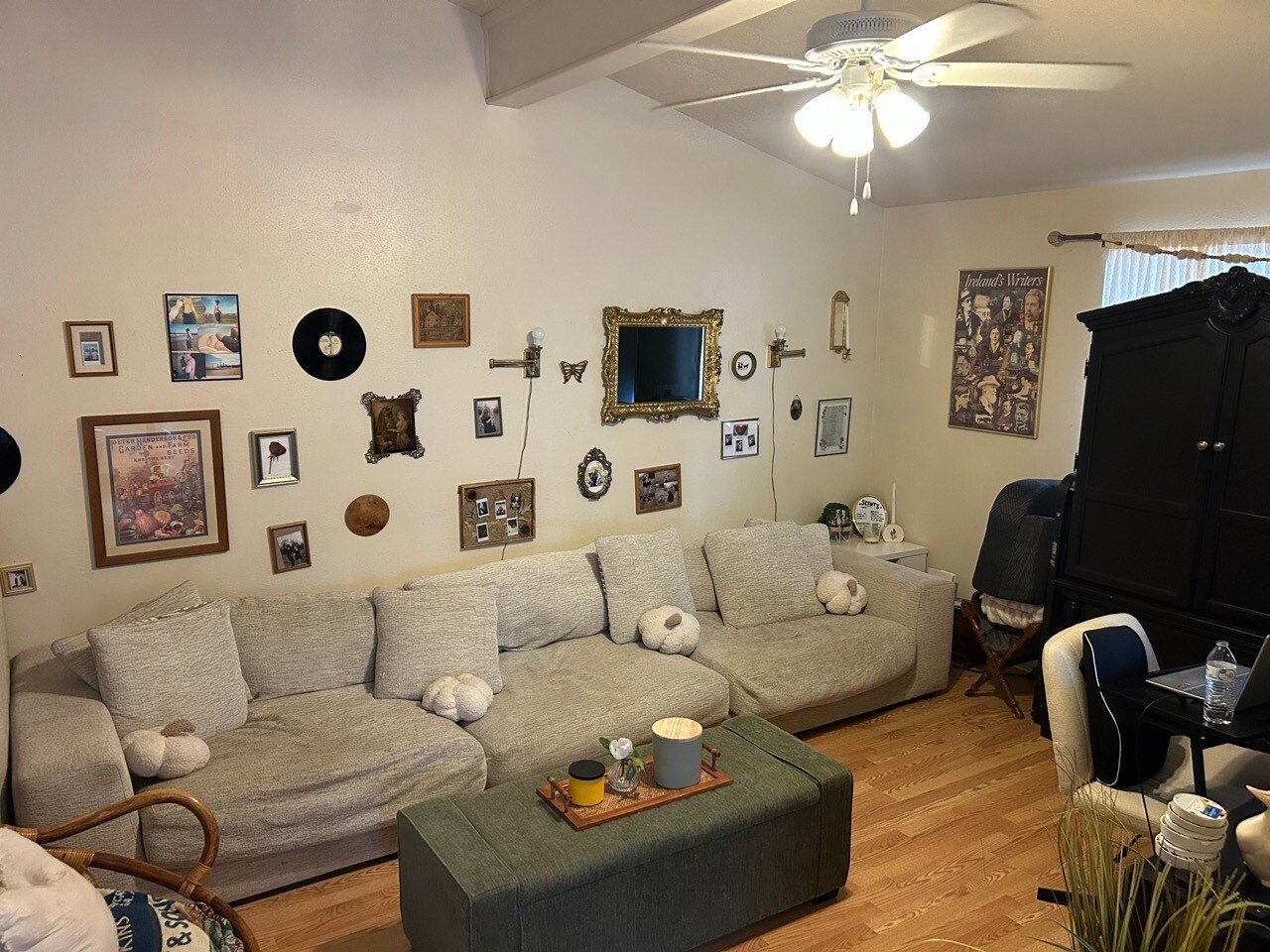 Den with natural light - 702 Cross Timbers Dr