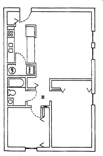 2BR/1BA - Gate Manor Apartments