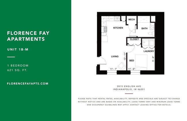 Floorplan - Florence Fay School Senior Apartments