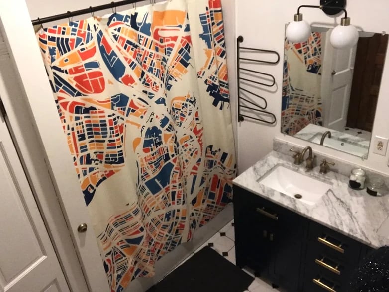 newly renovated bathroom - 342 Hudson Ave