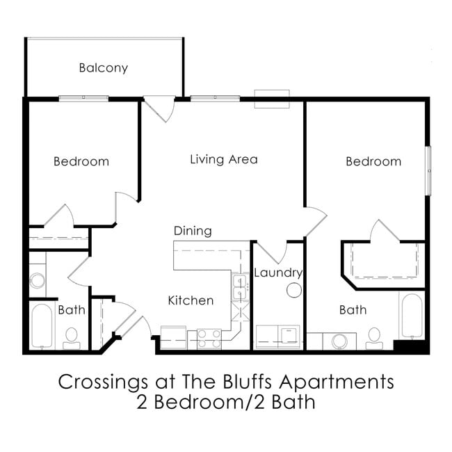 Floorplan - Crossings at the Bluffs