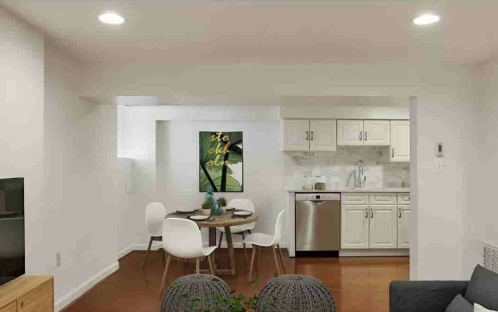 Dining Room/Kitchen - 1038 Lamont St NW