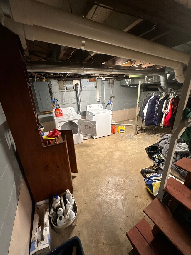 Additional basement space and additional laundry - 1420 Meadow Rd
