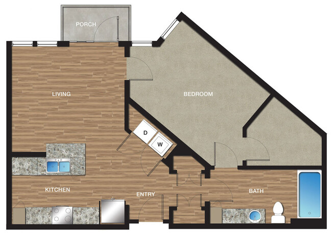 Floorplan - Crest at Las Colinas Station