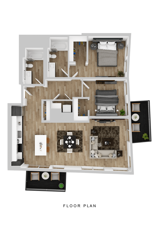 Floorplan - Hyas Point Apartments