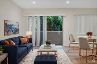 Staged living room - Ohio Apartments