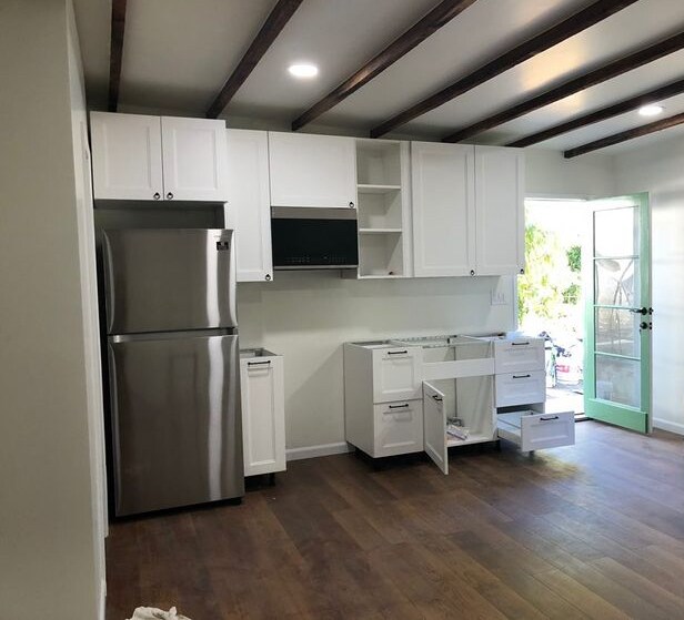 New Kitchen and entry to garden - 533 N Mission Dr